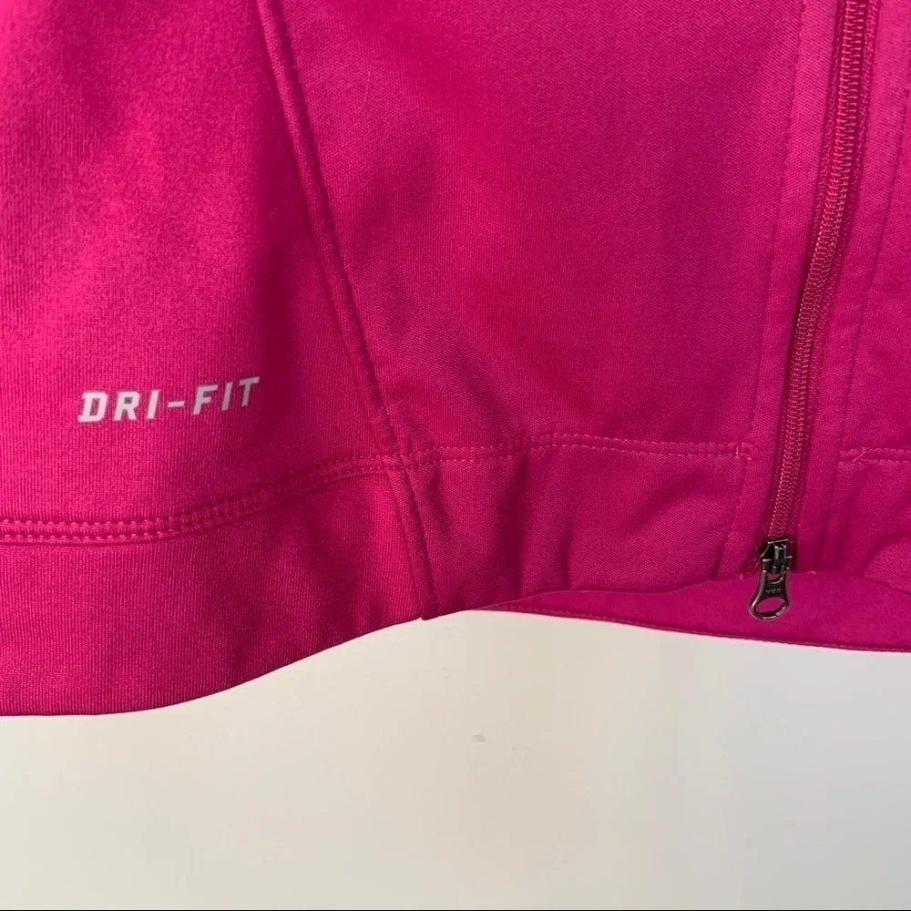 Nike Dark Pink Running Vest With‎ Reflective Strips Size XS